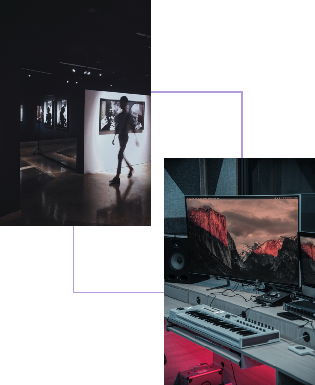 Zusammengeführte Grafik mit zwei Fotos